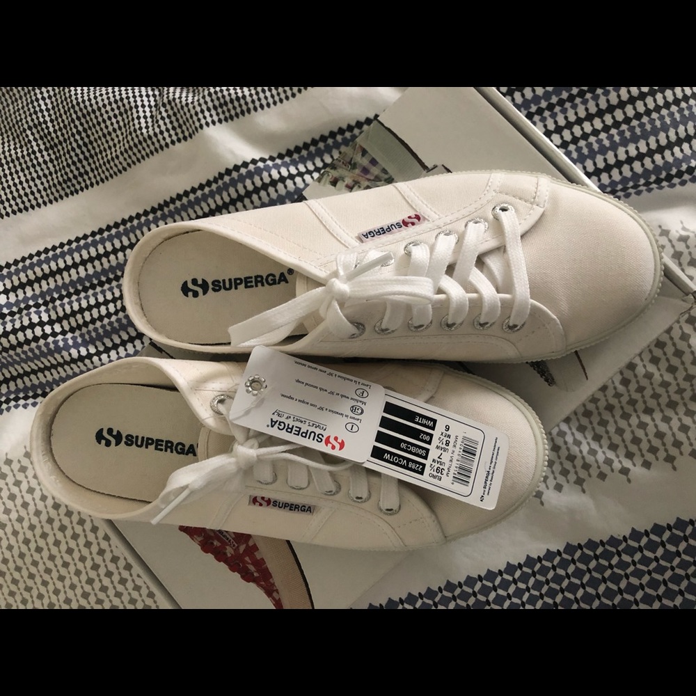 Superga White mule sneaker